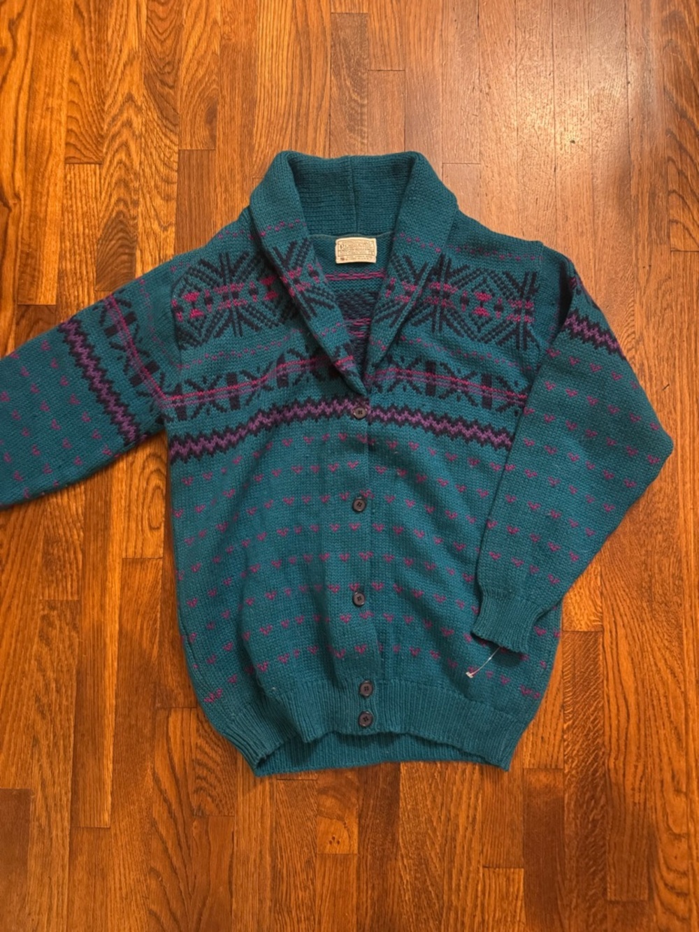 Vintage Pendleton women’s wool cardigan sweater size small